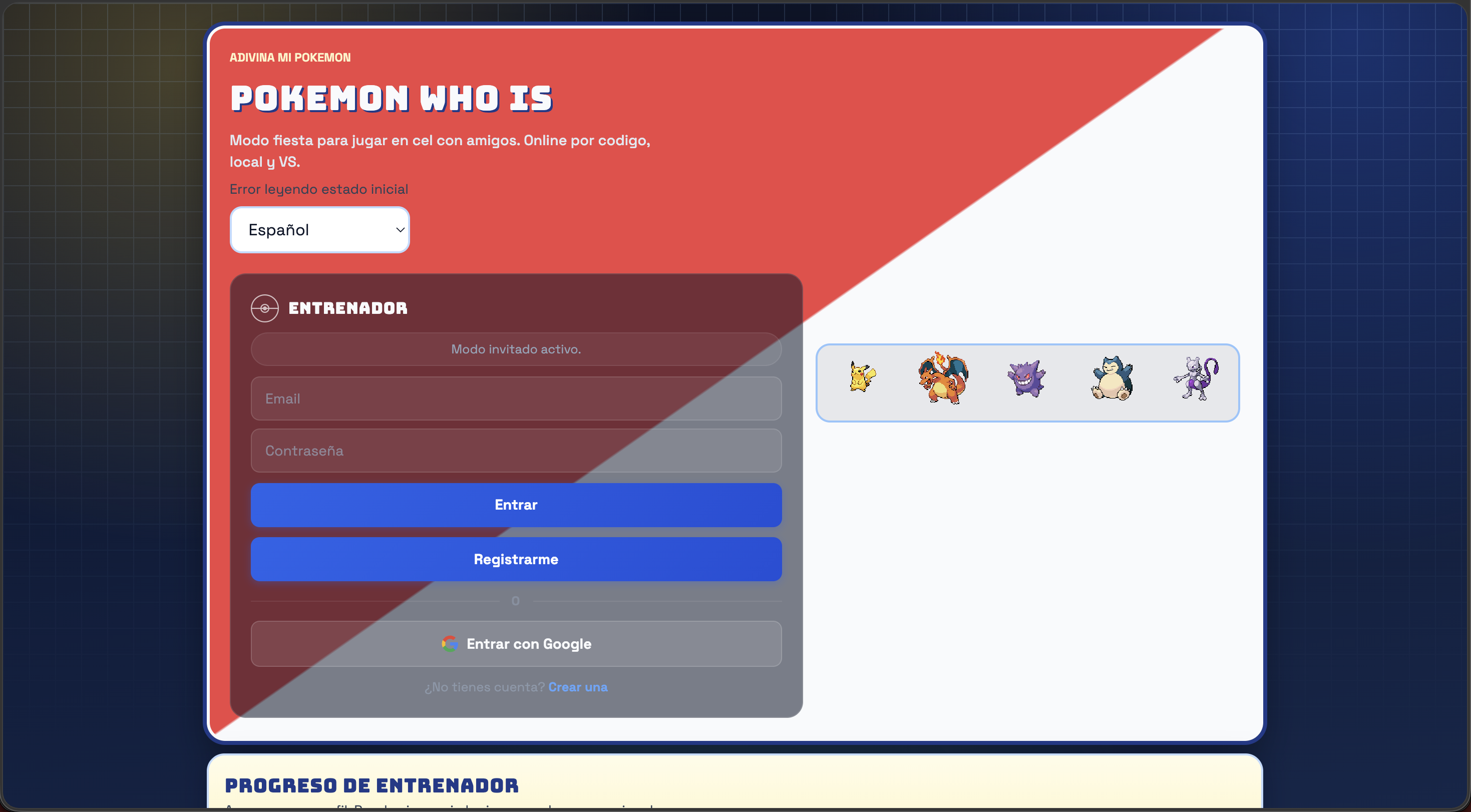 Project image: Who Is This Pokemon?